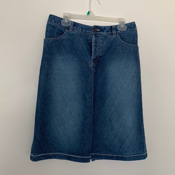 Royal Robbins Dresses & Skirts - MIDI Denim Skirt